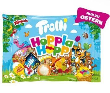 Желейные конфеты Trolli Hoppla Hopp микс (18 шт) 360 грамм 1635 фото