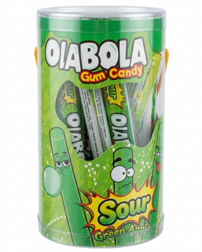 Упаковка жевательных резинок Ola Bola Sour Gum Candy Marmizyaka со вкусом кислого зеленого яблока (30 шт) 02866 фото