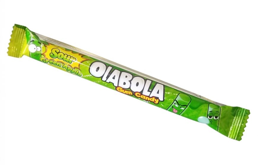 Упаковка жевательных резинок Ola Bola Sour Gum Candy Marmizyaka со вкусом кислого зеленого яблока (30 шт) 02866 фото