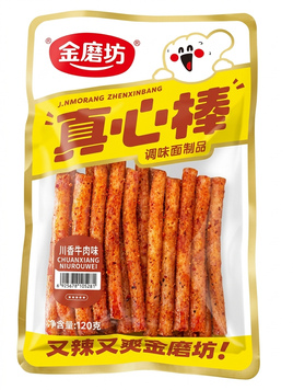 Соевые палочки Latiao Golden Mill латяо со вкусом сычуаньской острой говядины 120 грамм 1532611 фото