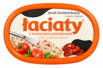 Крем-сир Mlekpol Łaciaty із сушеними томатми 135 грам 014113 фото