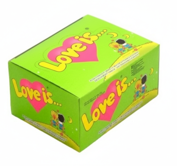 Жувальна гумка Love is ... яблуко-лимон блок (100 шт) 016892 фото