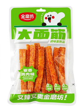 Соевые палочки Latiao Golden Mill латяо со вкусом острой курицы 85 грамм 1532612 фото