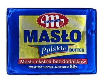 Вершкове масло Mlekovita 82% жирності 200 грам ТЕРМІНИ до 28.08.2026 027673 фото