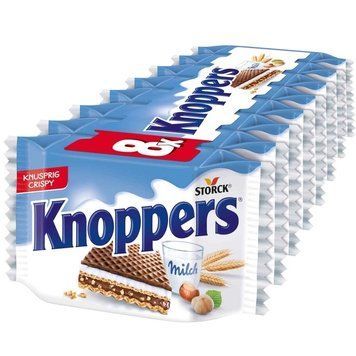 Вафли Knoppers Milch молочно-ореховые с фундуком 8 шт 029004 фото