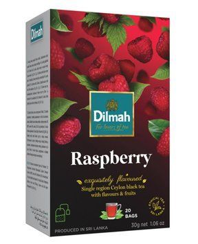 Чай Dilmah черный с малиной 20 пакетиков 0287622 фото
