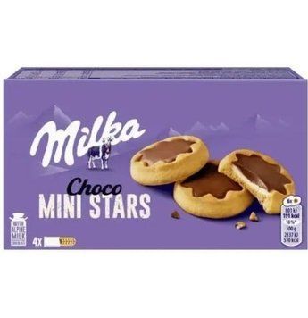 Печенье Milka Choco Mini stars с молочным шоколадом 150 грамм 02154 фото