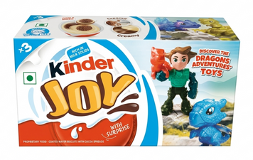 Набір яєць Kinder Joy Dinosaur Adventures серія Пригоди динозаврів (3 шт в упаковці) 013093 фото