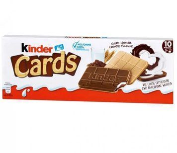 Печиво Kinder Cards 128 грам 00749 фото