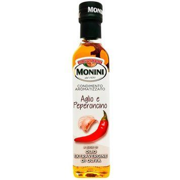 Масло оливковое со вкусом чеснока и перца чили Monini Aglio e Peperoncino Extra Virgin 250 мл 02731 фото