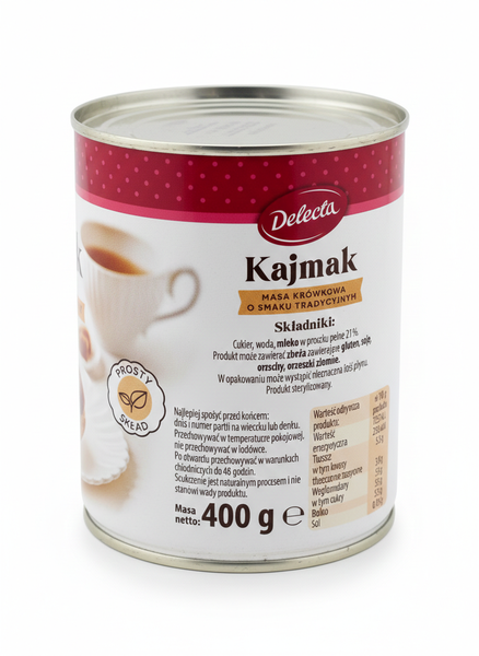 Згущене варене молоко Kajmak Delecta класичне 400 грам 028071 фото