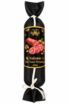 Ковбаса салямі з волоським горіхом Salame alle Noci Premium від Villano 029535 фото