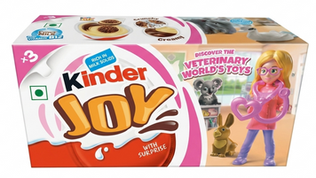 Набір яєць Kinder Joy Veterinary World серія Світ ветеринарії (3 шт в упаковці) 013094 фото