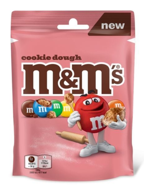Драже M&Ms Cookie Dough с начинкой из песочного теста 120 грамм 03018 фото