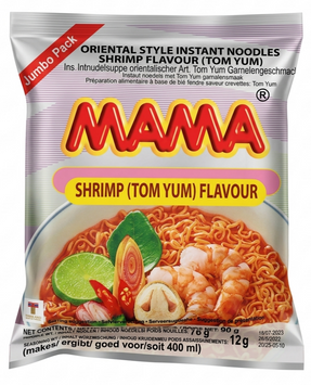Локшина Mama Instant Noodles Shrimp Tom Yum зі смаком креветки Том Ям 90 грам 00695 фото