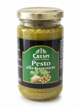 Соус песто Crespi Pesto alla Genovese senz'aglio без чеснока 190 грамм 016591 фото