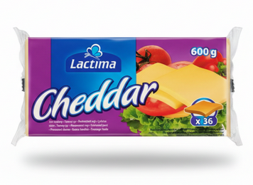 Сыр плавленый тостовый Lactima Cheddar 600 грамм 016861 фото