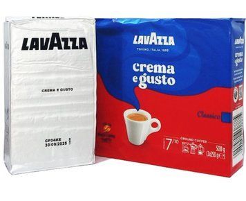 Мелена кава Lavazza Crema Gusto Classico 250 грам срібло 00467 фото