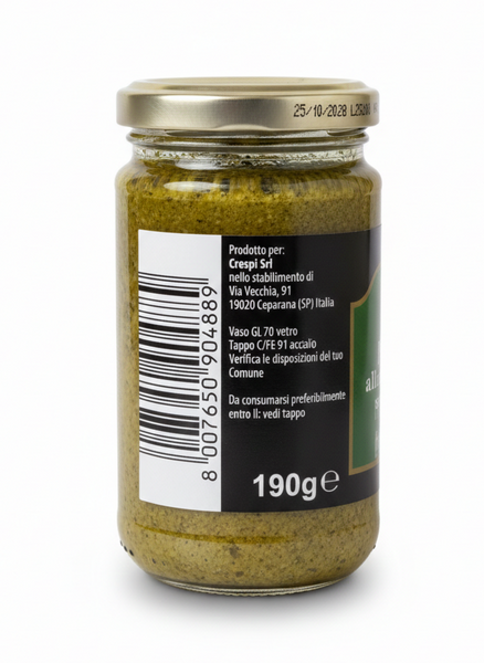 Соус песто Crespi Pesto alla Genovese senz'aglio без чеснока 190 грамм 016591 фото