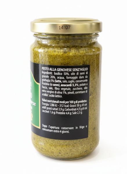 Соус песто Crespi Pesto alla Genovese senz'aglio без чеснока 190 грамм 016591 фото