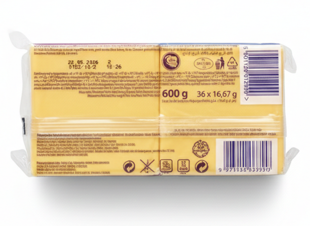 Сыр плавленый тостовый Lactima Cheddar 600 грамм 016861 фото