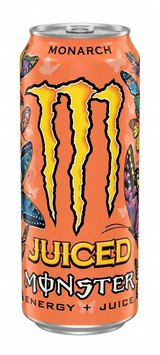 Энергетический напиток Monster Energy Juiced Monarch персик и нектарин + 5% фруктовых соков 500 мл 017122 фото