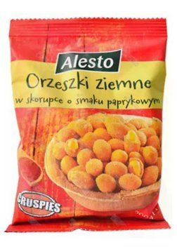 Alesto Арахис Crispy Coated Peanuts в панировке со вкусом паприки 200 грамм 00610 фото
