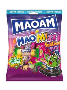 Цукерки жувальні Maoam MaoMixx Festival Fun 250 грам 01801 фото