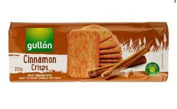 Печенье Gullon Cinnamon Crisps с корицей 235 грамм 029501 фото