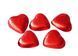 Серця з молочного шоколаду з вершковою начинкою Only Hearts в сітці 84 грами 026372 фото 2