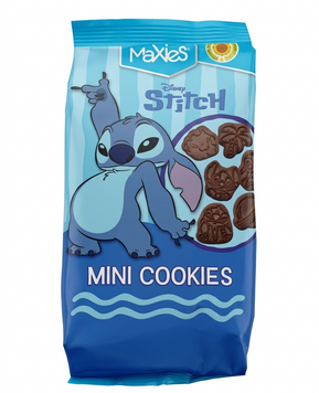 Мини-печенье MaXies Disney Stitch злаковое с какао 100 грамм 029667 фото