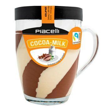 Шоколадно-молочна паста Piacelli Cocoa Milk у горнятку 300 грам 014701 фото