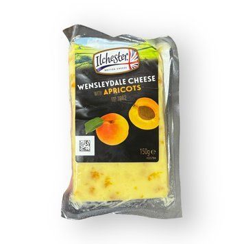 Сыр Ilchester Wensleydale Cheese полутвердый с абрикосом 150 грамм 024782 фото