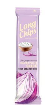 Чипсы Long Chips Sour Cream & Onion со вкусом сметаны и лука 75 грамм 966 фото