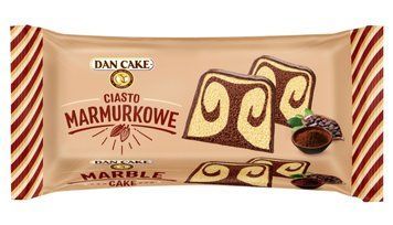 Кекс мраморный Dan Cake Marble Cake с сочетанием ванильного и шоколадного вкусов 400 грамм 00765 фото