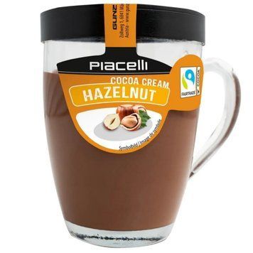 Шоколадно-горіхова паста Piacelli Cocoa Cream Hazelnut у горнятку 300 грам 009445 фото
