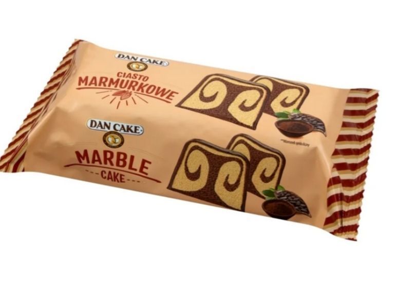 Кекс мраморный Dan Cake Marble Cake с сочетанием ванильного и шоколадного вкусов 400 грамм 00765 фото