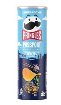 Чипсы Pringles Passport Japanese style Stir Fry со вкусом обжаренных в вок овощей и соевого соуса 165 грамм 3029 фото