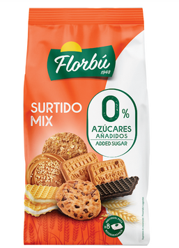 Печенье  Florbu без сахара микс вкусов 270 грамм 02269 фото