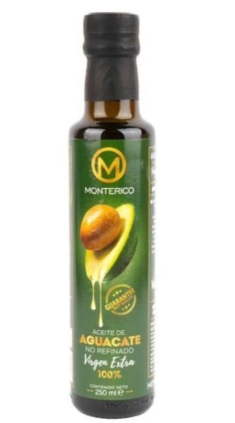 Олія авокадо Monterico Extra Virgin не рафінована 250 мл 01725 фото
