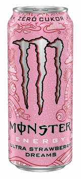 Энергетический напиток Monster Energy Ultra Strawberry Dreams Zero Sugar без сахара клубника 500 мл 017134 фото
