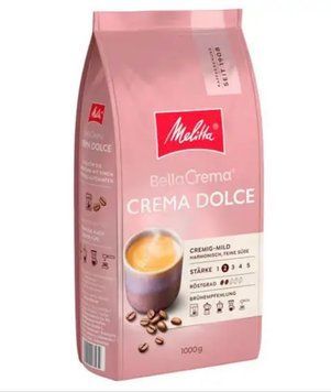 Кофе в зернах Melitta Crema Dolce 1 кг 02502 фото