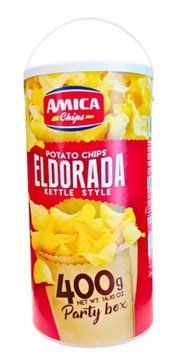 Чипси картопляні Amica Chips Eldorada Kettle Style обсмажені в котлі 400 грам 12871 фото