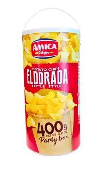 Чипсы картофельные Amica Chips Eldorada Kettle Style обжаренные в котле 400 грамм 12871 фото