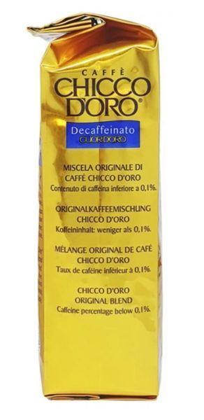 Кофе в зернах без кофеина Chicco d'Oro Decaffeinato Cuor d'Oro 250 грамм 073143 фото