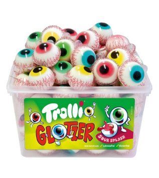 Желейные конфеты Trolli Glotzer в форме глаз 19 грамм 00378 фото