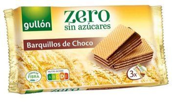 Вафли Gullon Chocolate Wafer без сахара с шоколадным вкусом 180 грамм 300212 фото
