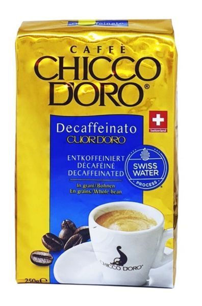 Кофе в зернах без кофеина Chicco d'Oro Decaffeinato Cuor d'Oro 250 грамм 073143 фото